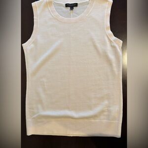 Banana Republic cream (off white) Marino wool sweater shell size small